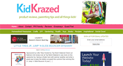 Desktop Screenshot of kidkrazed.com